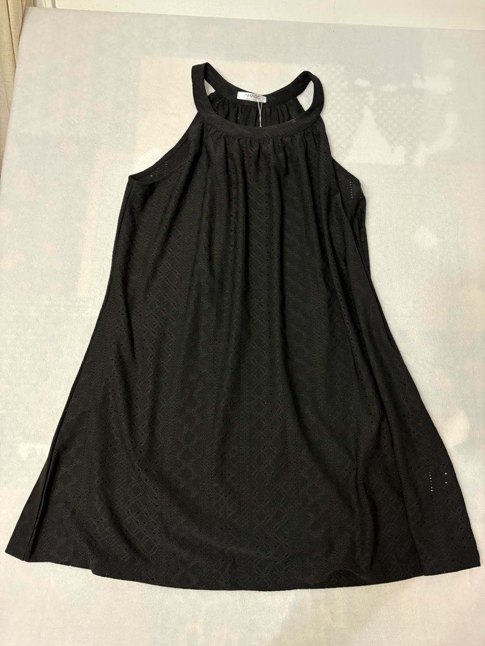Ai’mage  Black 
Halter Swing Dress NWT LARGE
